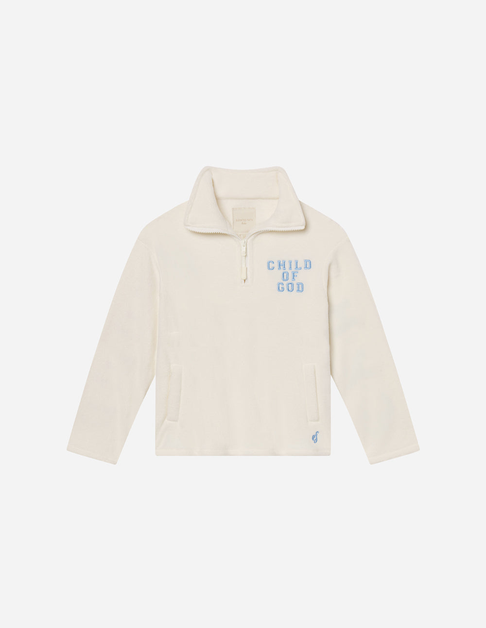 Child of God Fleece Pullover for Kids in Off-White