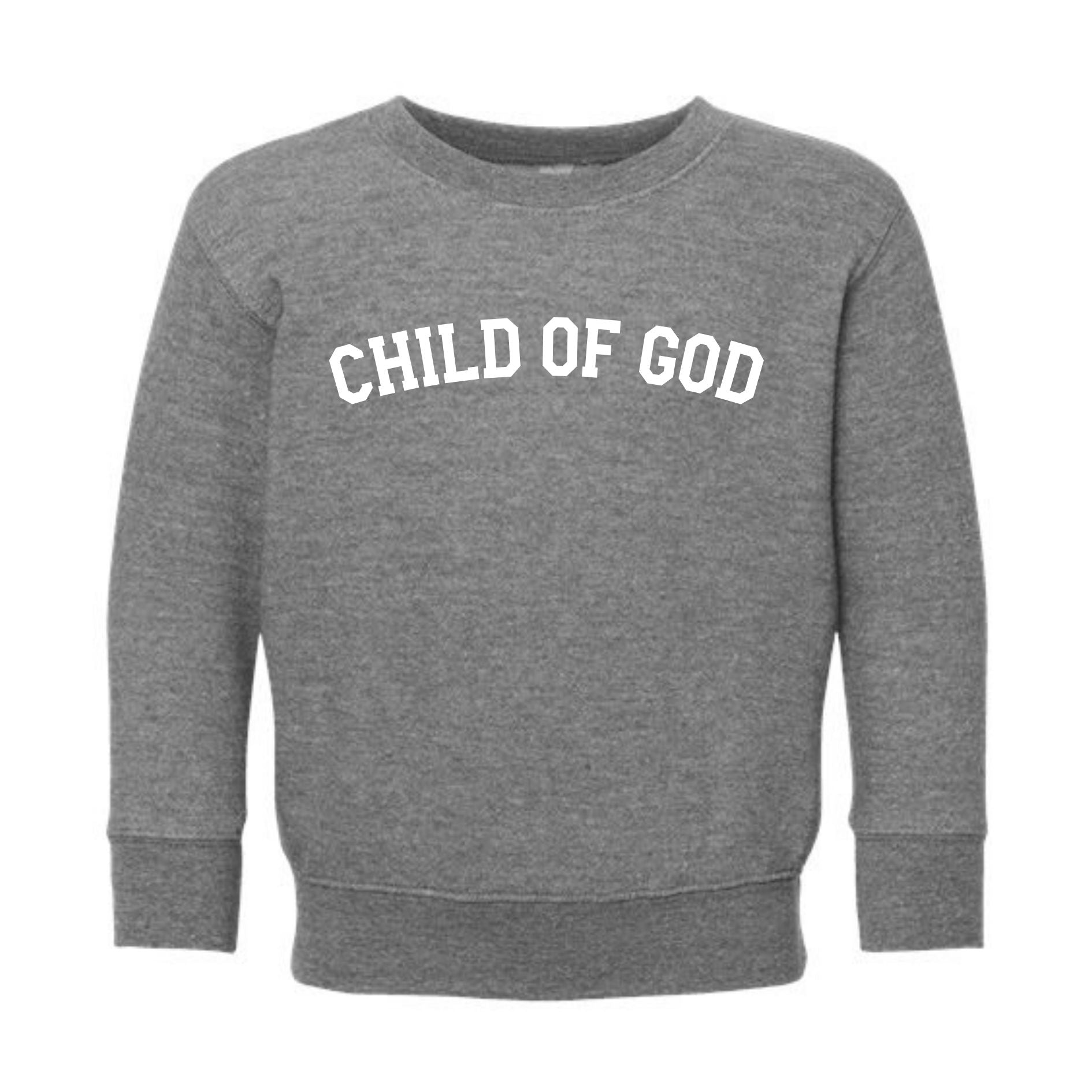 Child of God 2 Sweatshirt: Minimalist Unisex Kids Knit Pullover