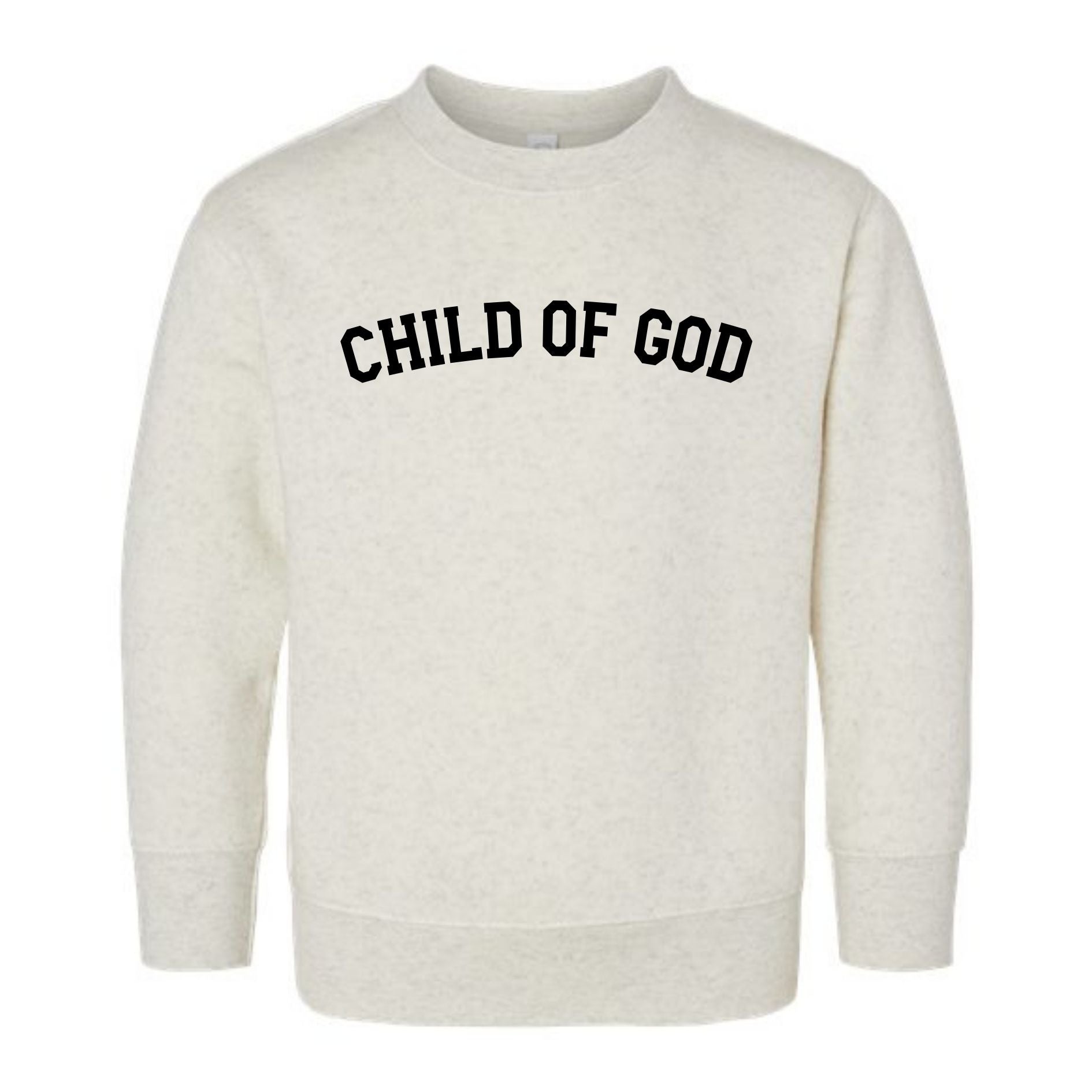 Child of God 2 Sweatshirt: Minimalist Unisex Kids Knit Pullover