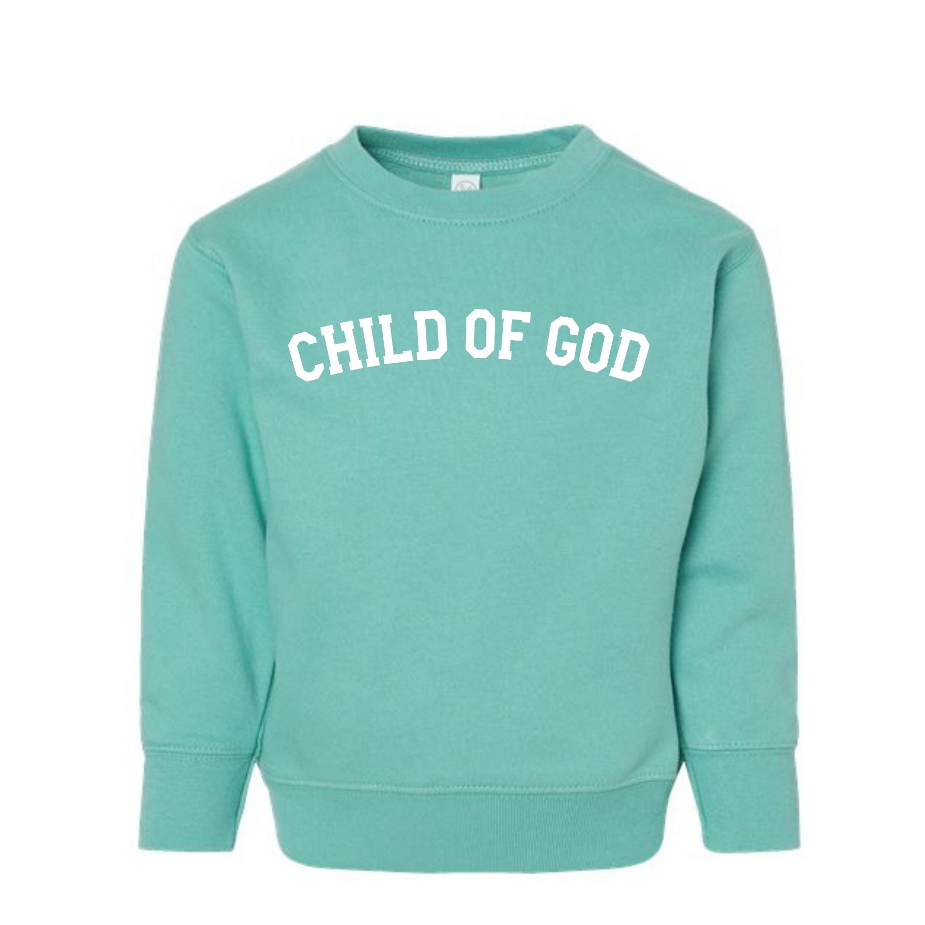 Child of God 2 Sweatshirt: Minimalist Unisex Kids Knit Pullover