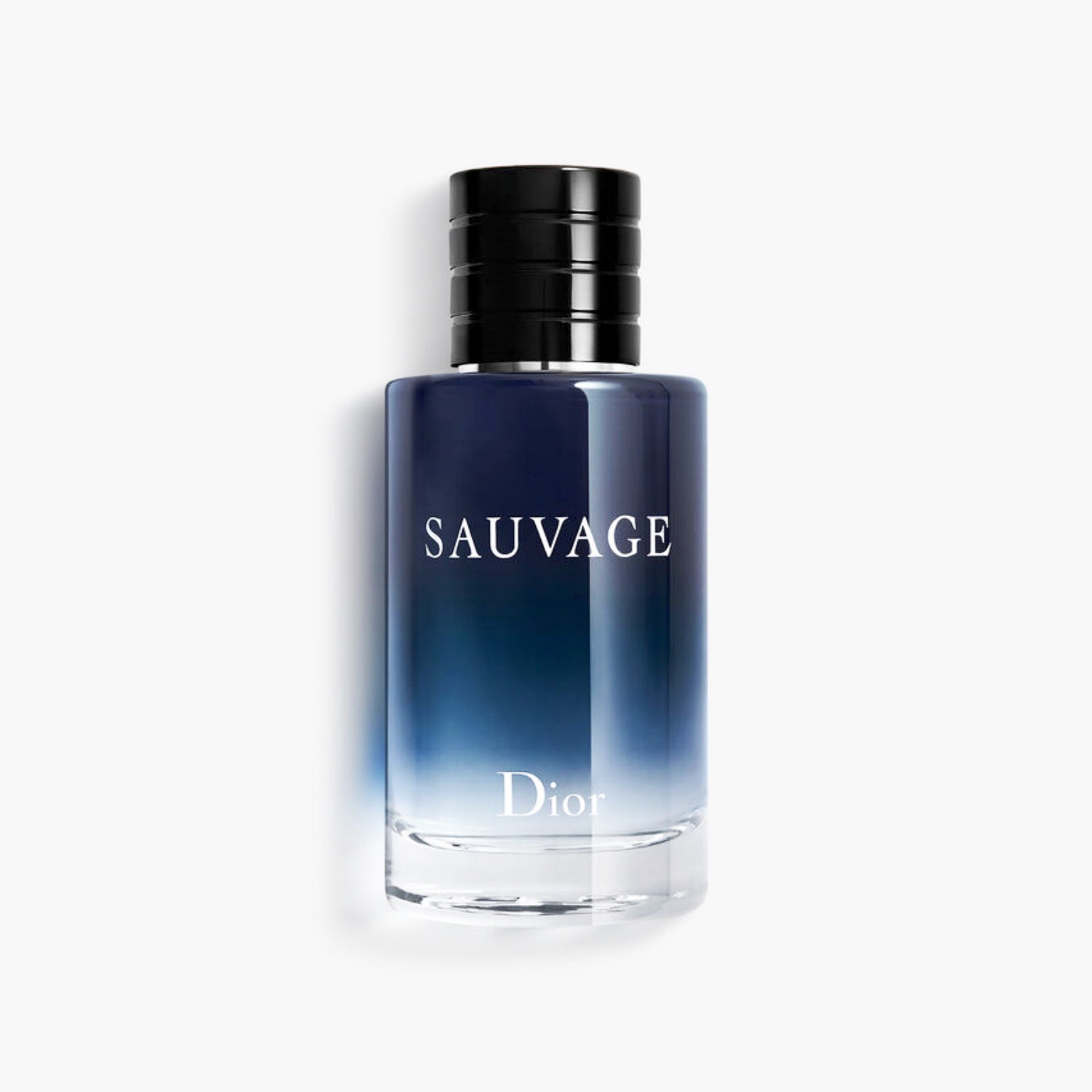 Christian Dior Sauvage Eau de Toilette 3.4 Oz bottle with elegant dark glass design