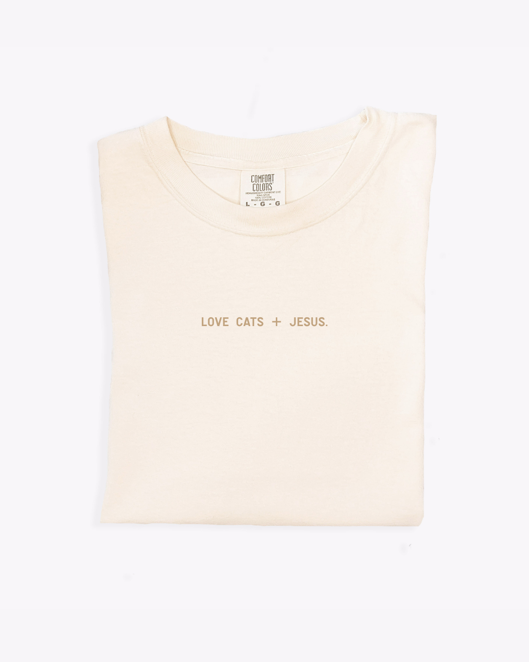 Love Cats and Jesus Unisex Graphic Tee