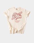 Fruit of the Spirit Adult Tee with Strawberry Graphic in White or Red