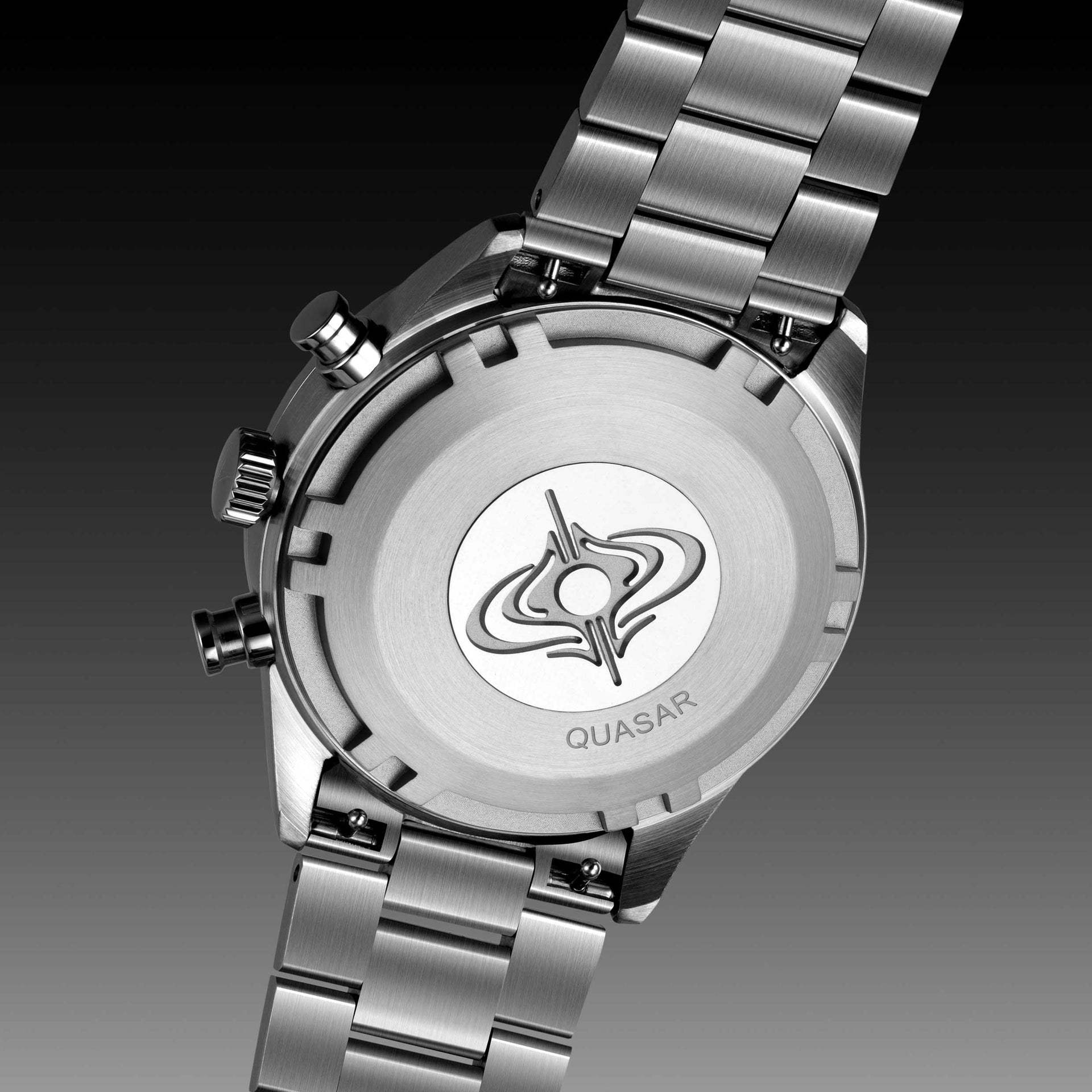 Chrono Limited Edition Quasar Watch with Precise Stainless Steel