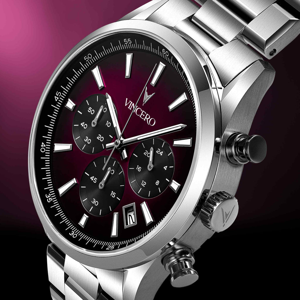 Chrono Limited Edition Quasar Watch with Precise Stainless Steel