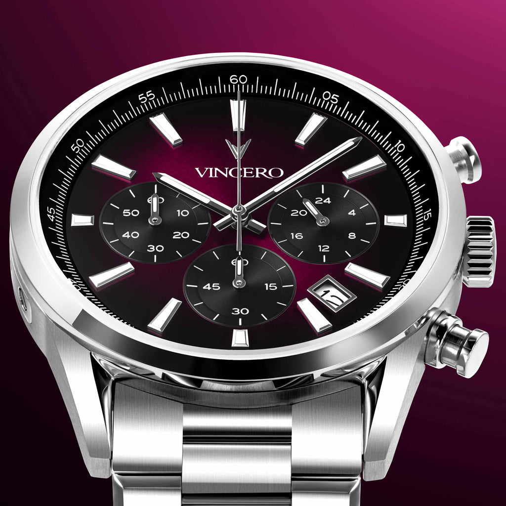 Chrono Limited Edition Quasar Watch with Precise Stainless Steel