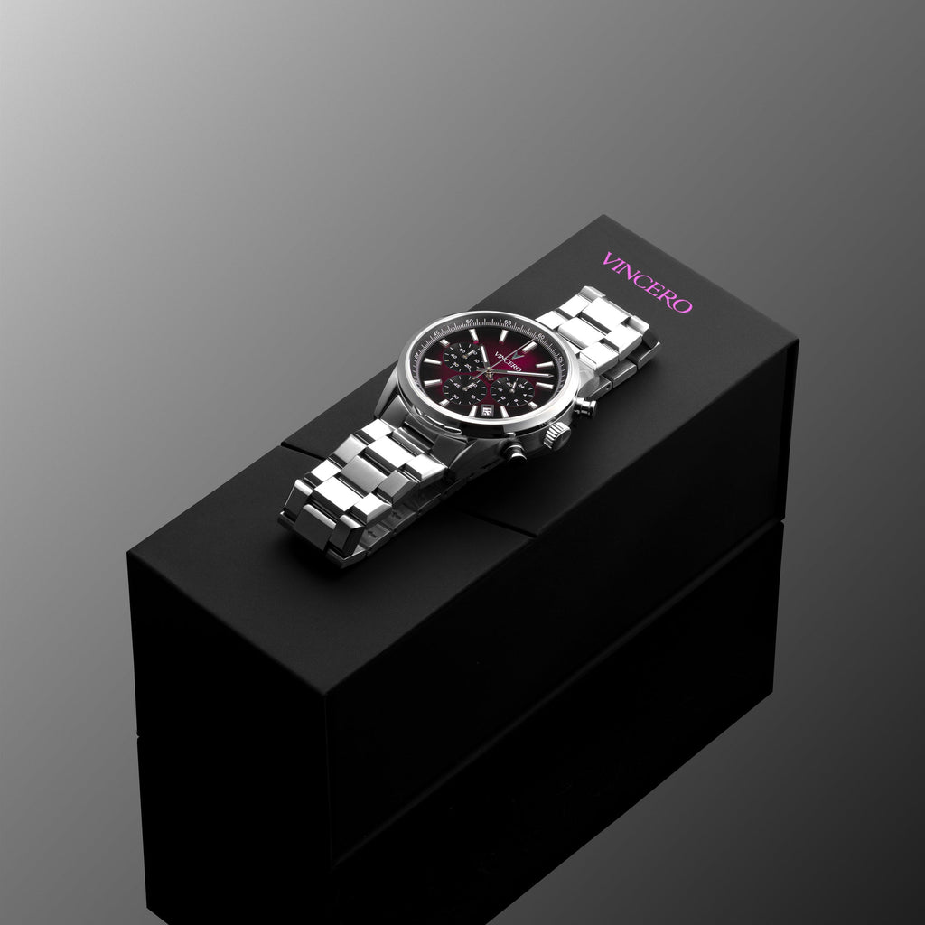 Chrono Limited Edition Quasar Watch with Precise Stainless Steel