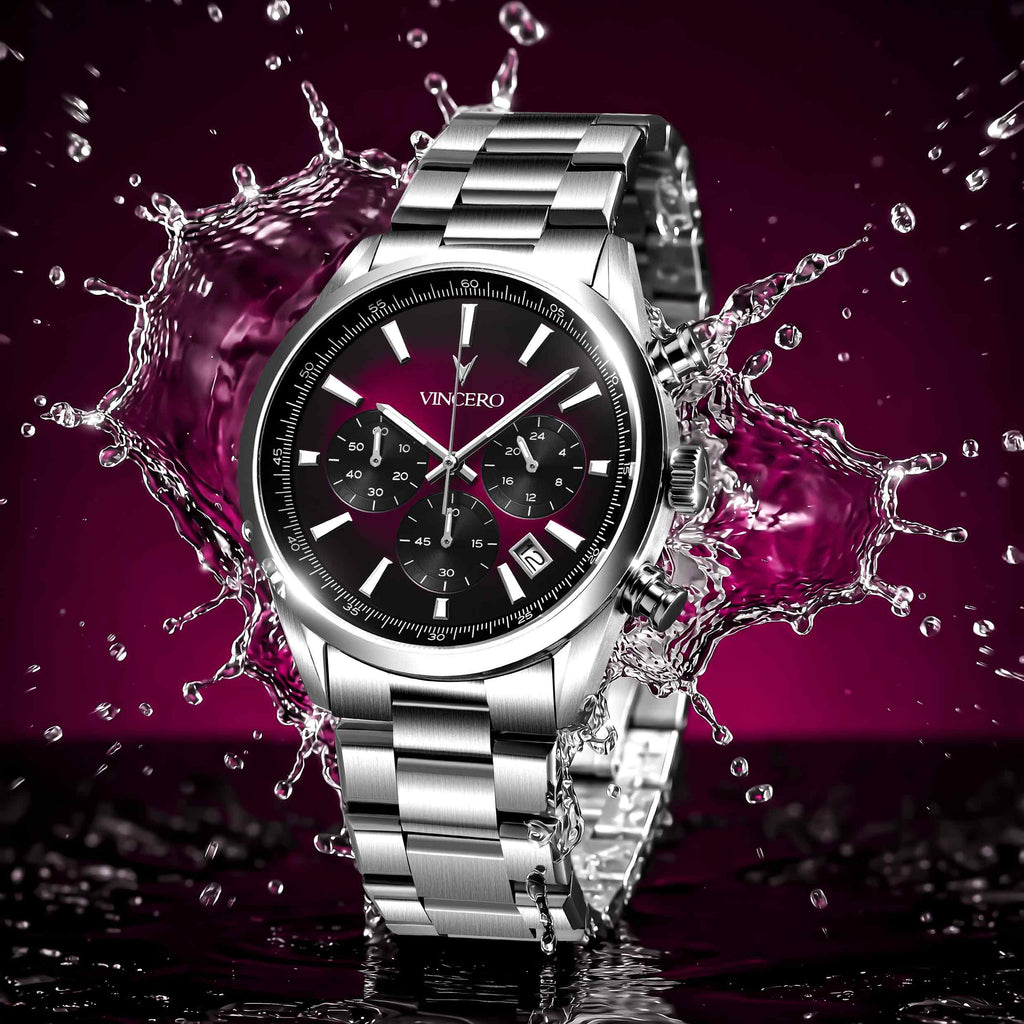 Chrono Limited Edition Quasar Watch with Precise Stainless Steel