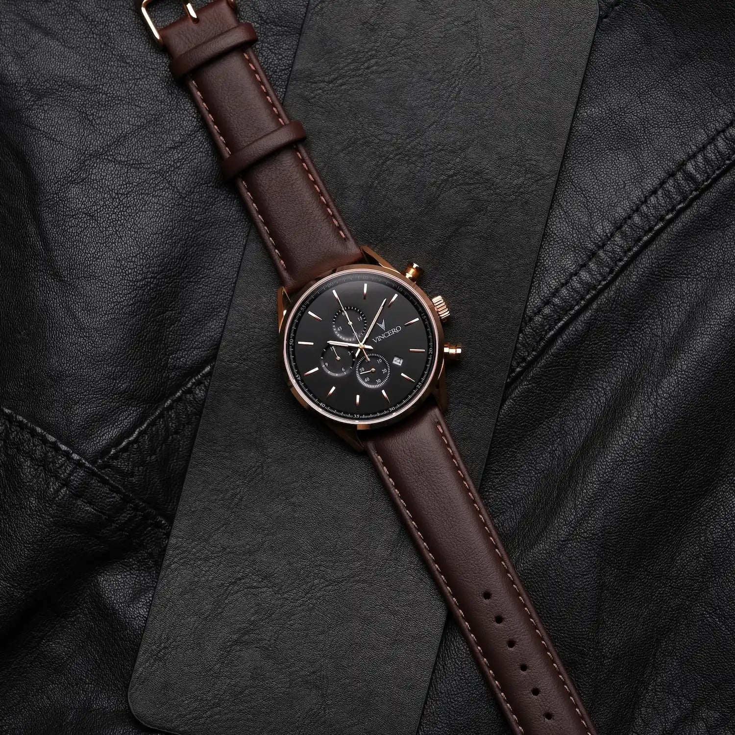 Chrono S2 40mm Rose Gold Watch - Precision Japanese Movement