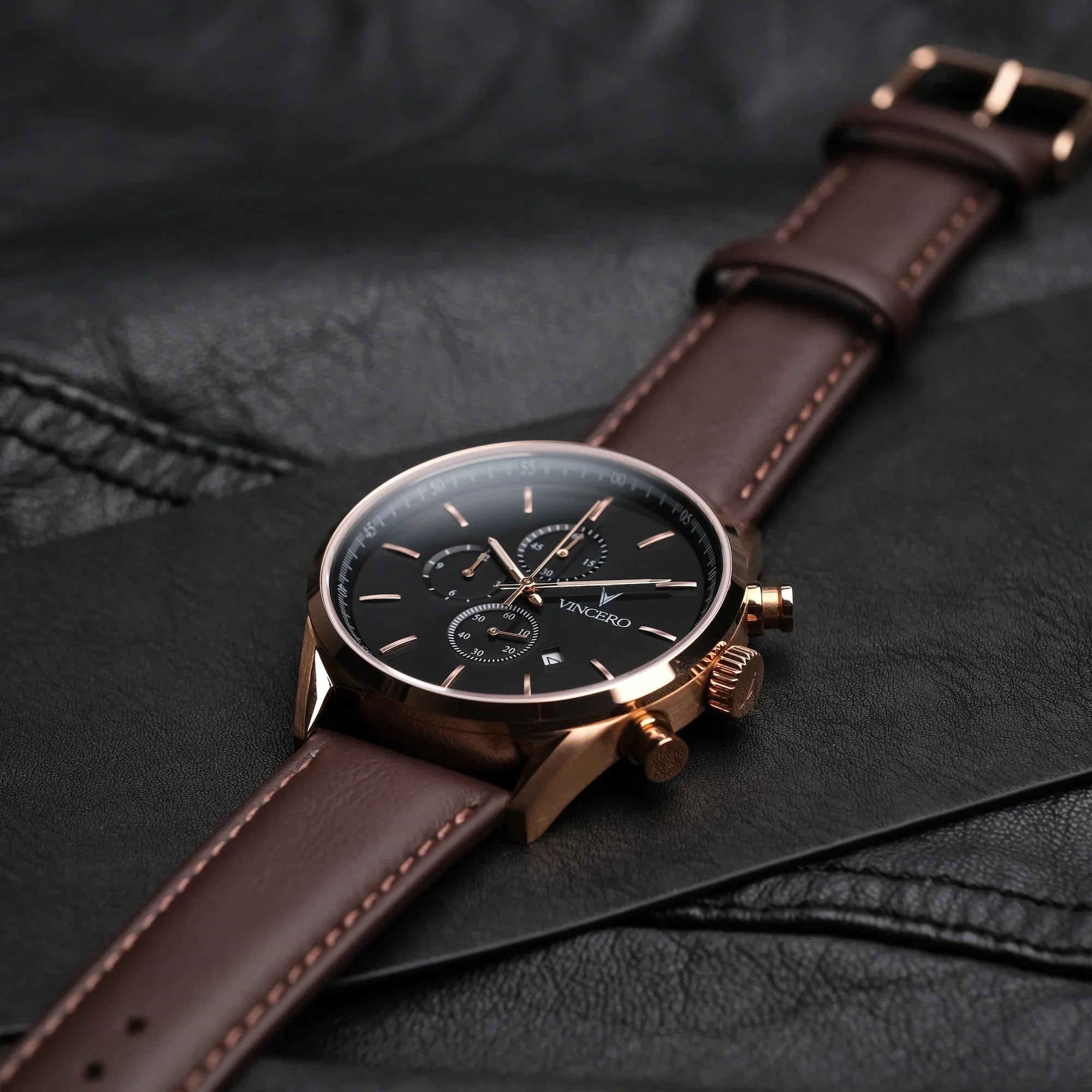 Chrono S2 40mm Rose Gold Watch - Precision Japanese Movement