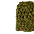 Crochet Slouch Hat | Green Slouchy Beanie