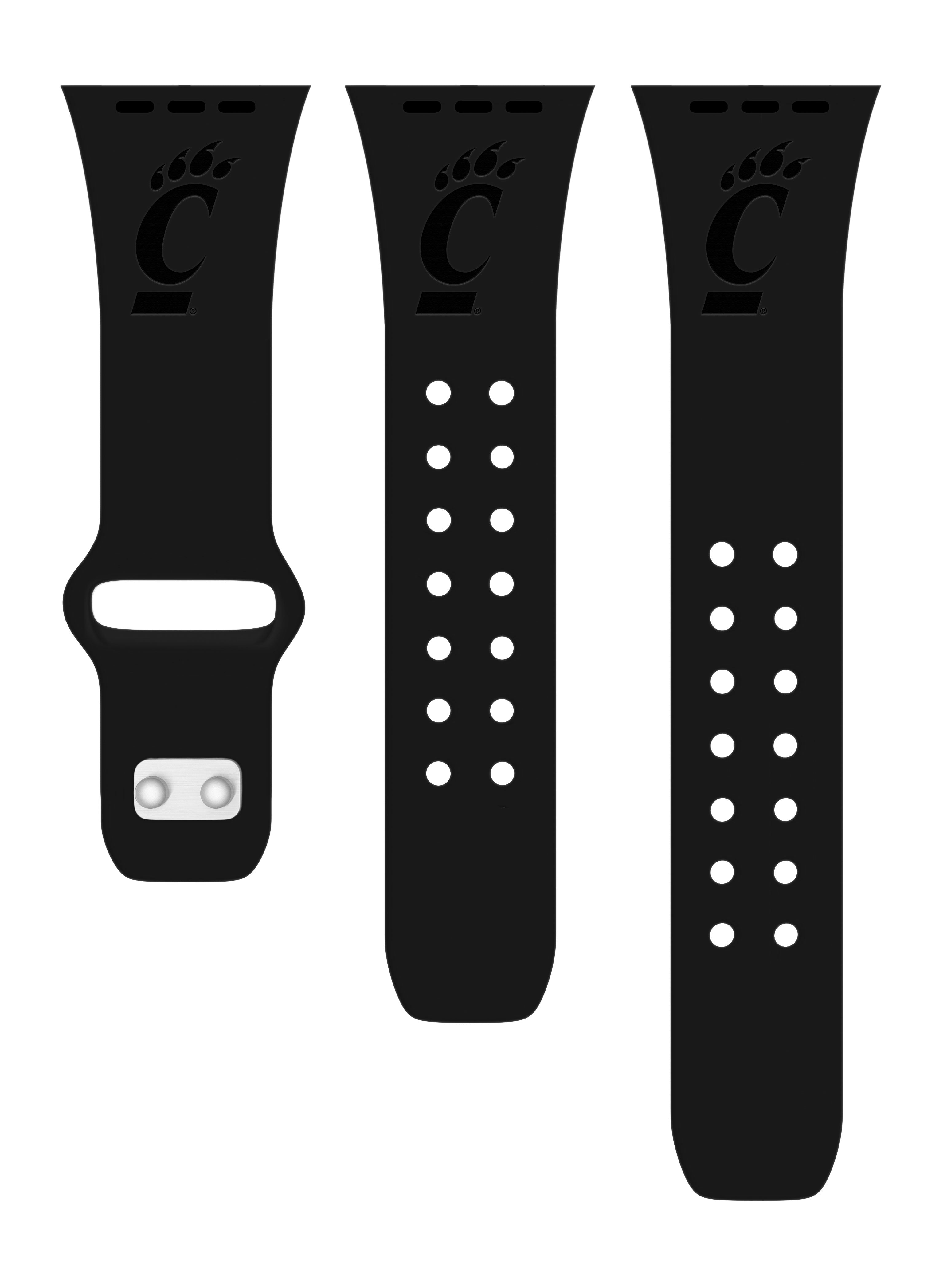 Cincinnati Bearcats Engraved Apple Watch Band