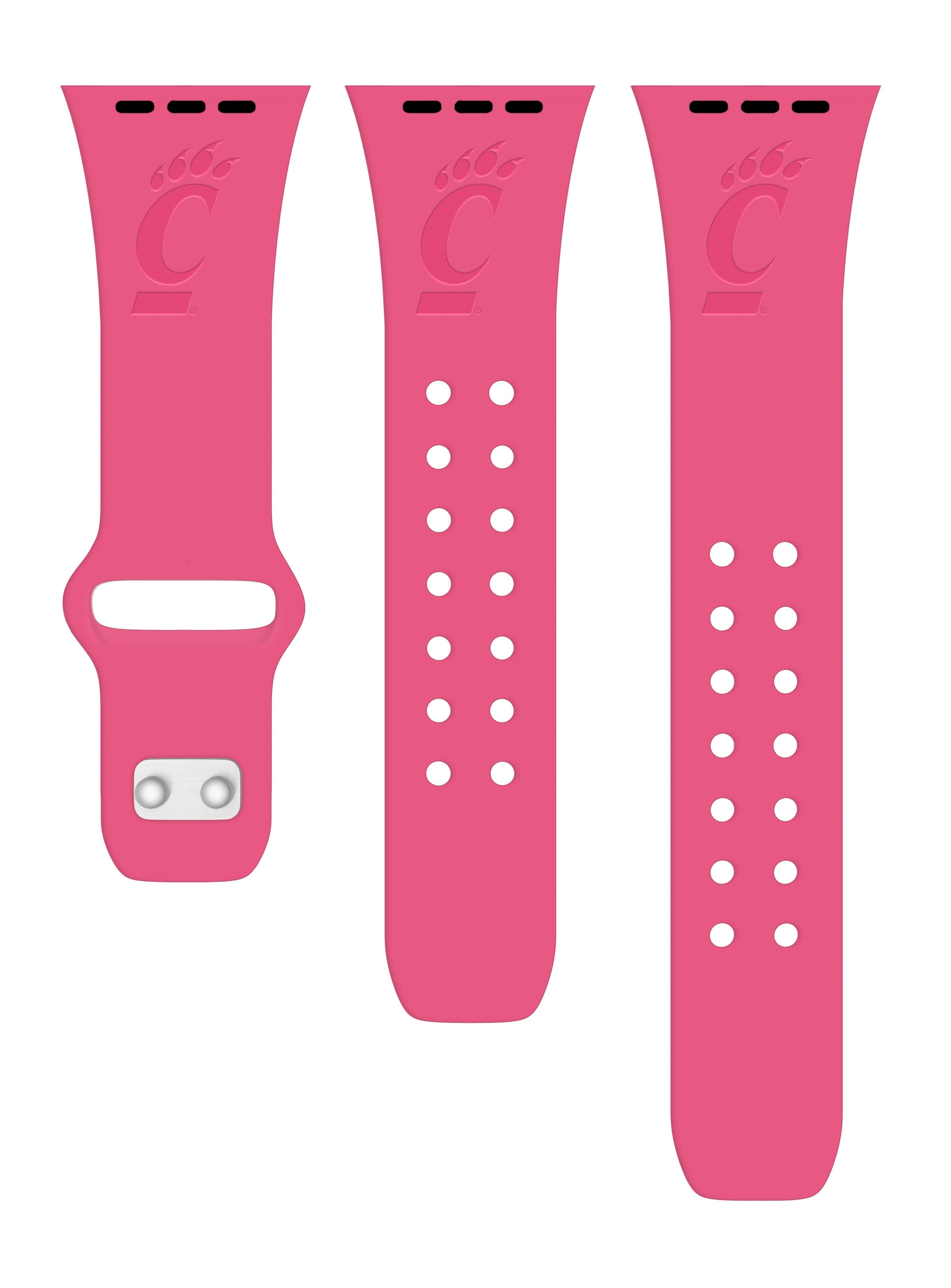 Cincinnati Bearcats Engraved Apple Watch Band