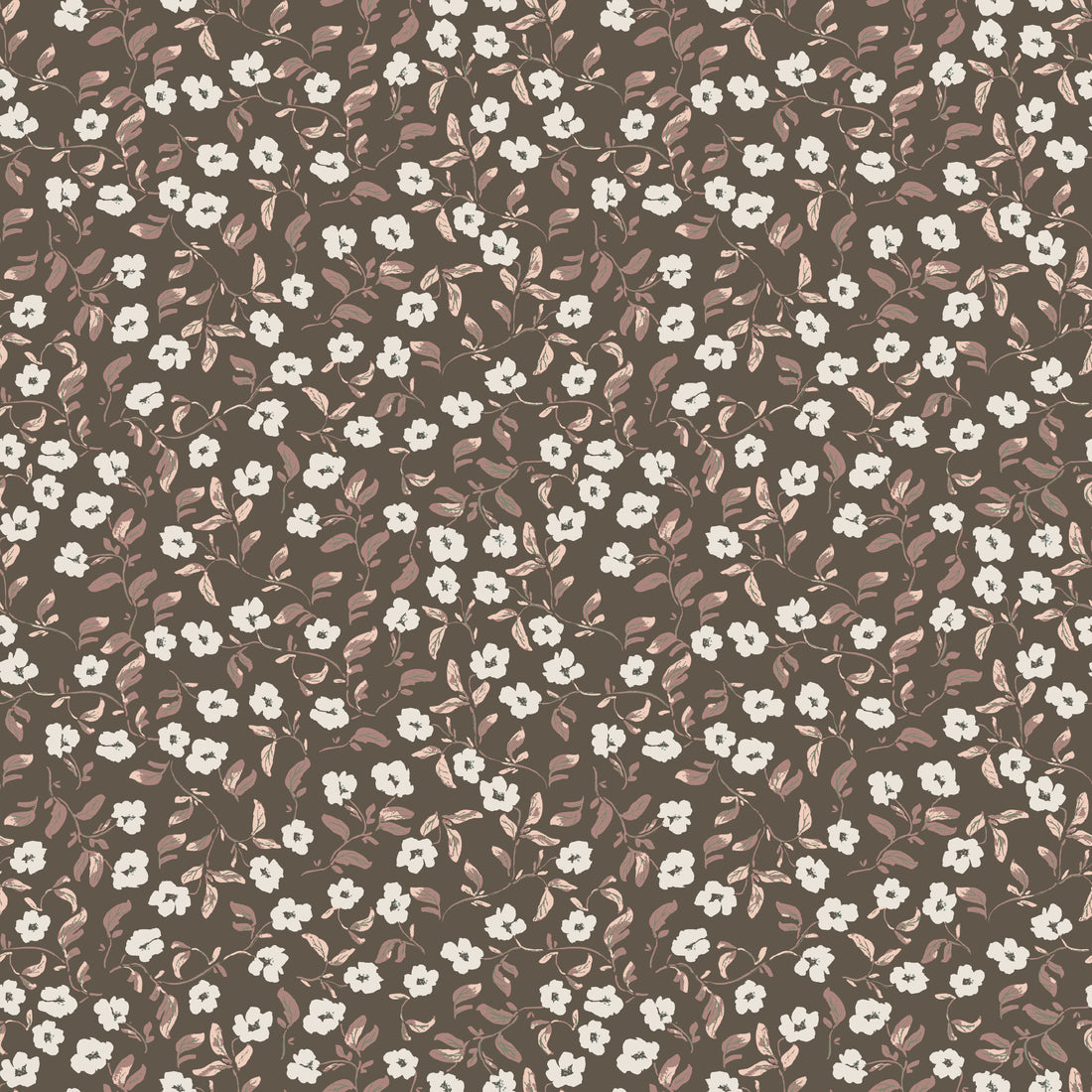 Clancy Floral Wallpaper in Pink, White and Green