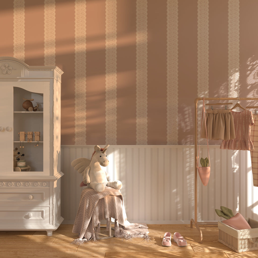 Clara Floral Removable Wallpaper - Vintage Shabby-Chic