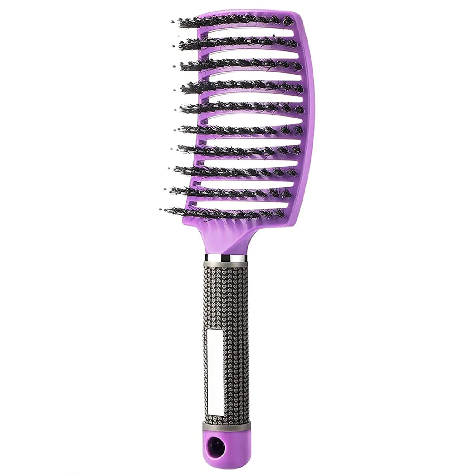 Hairstreaq Detangling Brush, Wet Dry Detangler Hair Brushes, Vented Detangling Brush, Fast Drying Styling Massage Hairbrush for Women & Kids’ Long, Thick, Thin, Curly & Tangled Hair (Pink) Pink
