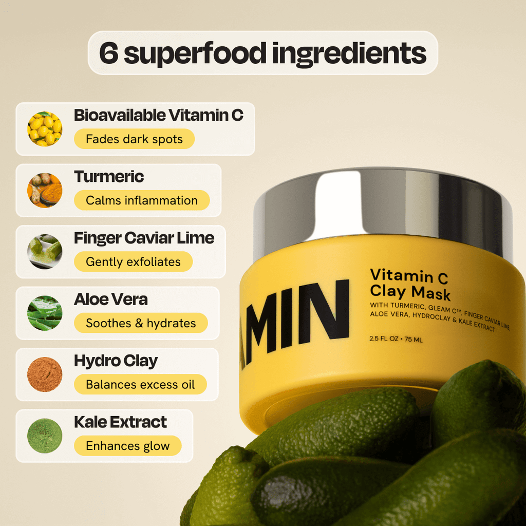 Vitamin C Clay Mask for Brightening and Clear Skin 2.5 oz - Image 5