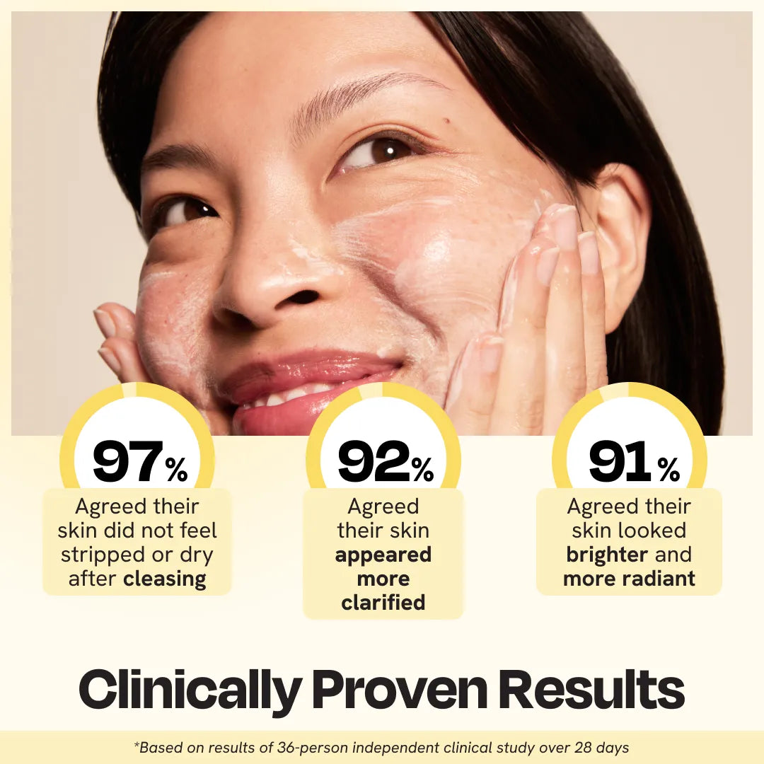 Clarifying Brightening Face Cleanser with Salicylic Acid and AHA - Image 4