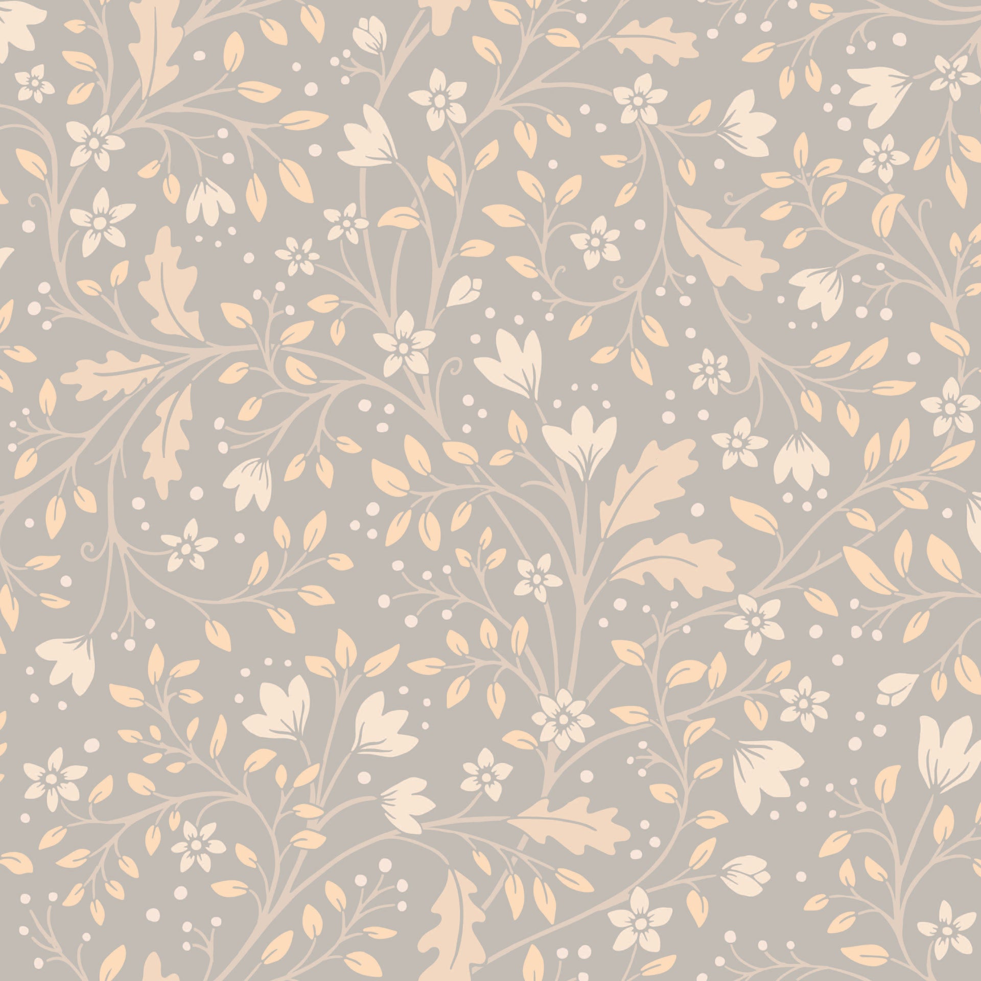 Clematis Botanical Peel and Stick Wallpaper by Anna Black Creative