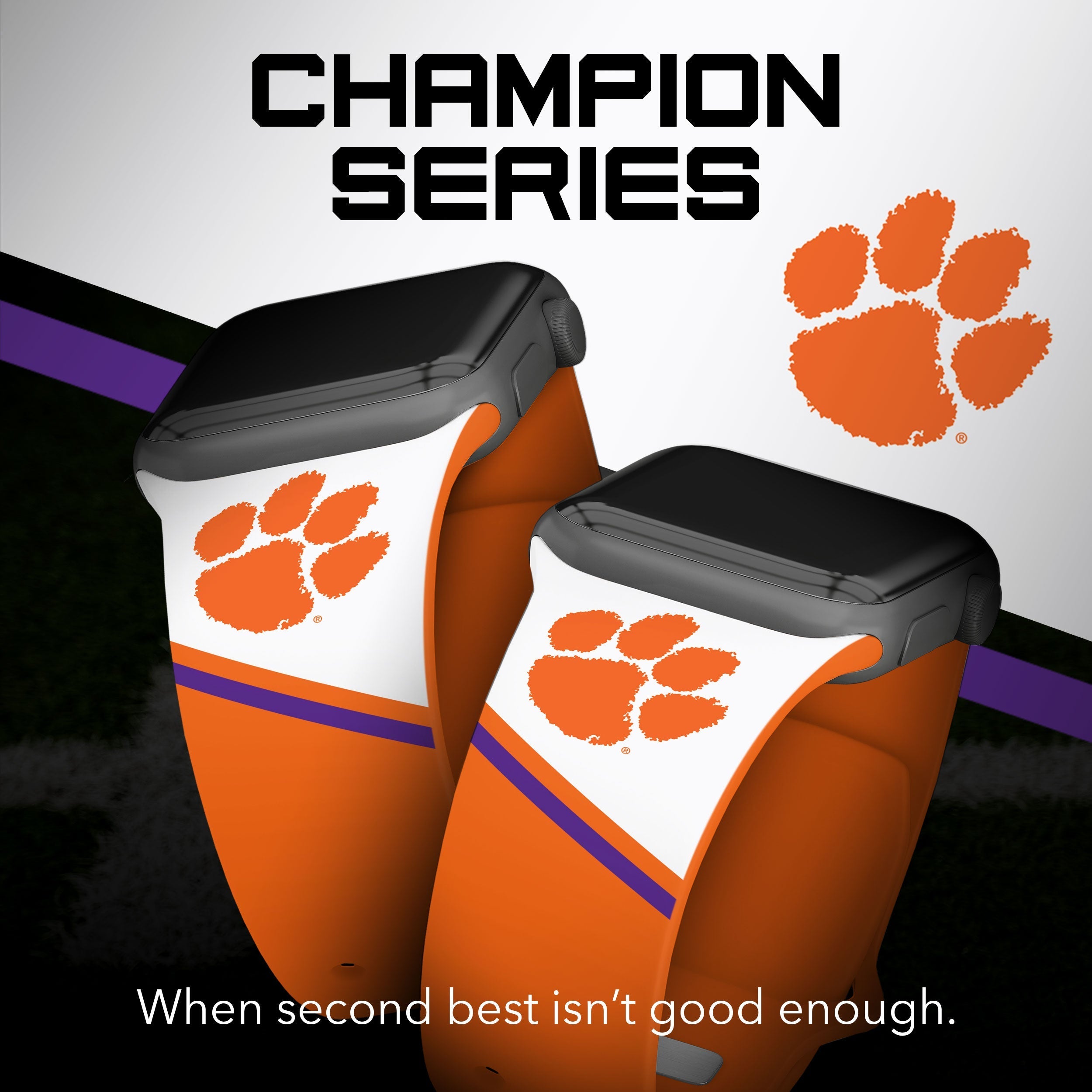 Clemson Tigers HD Apple Watch Band