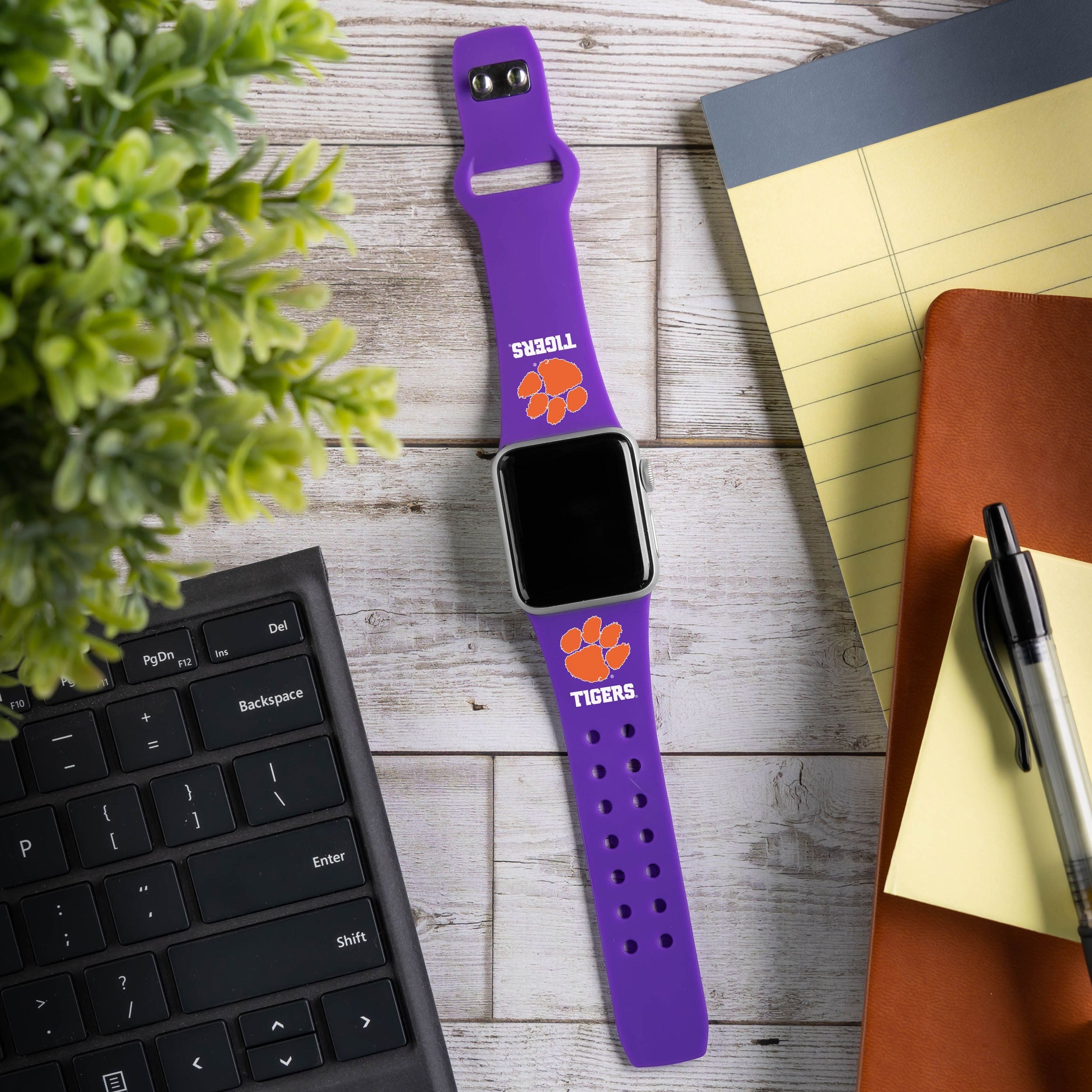 Clemson Tigers HD Apple Watch Band