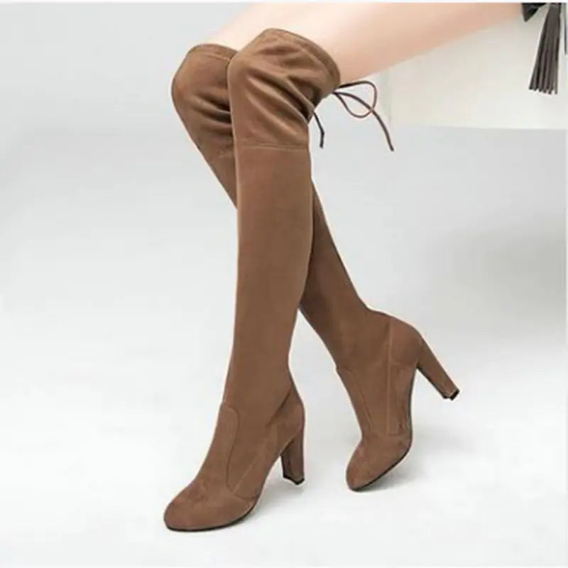 Over-the-Knee Sexy Women's High Heel Winter Boots