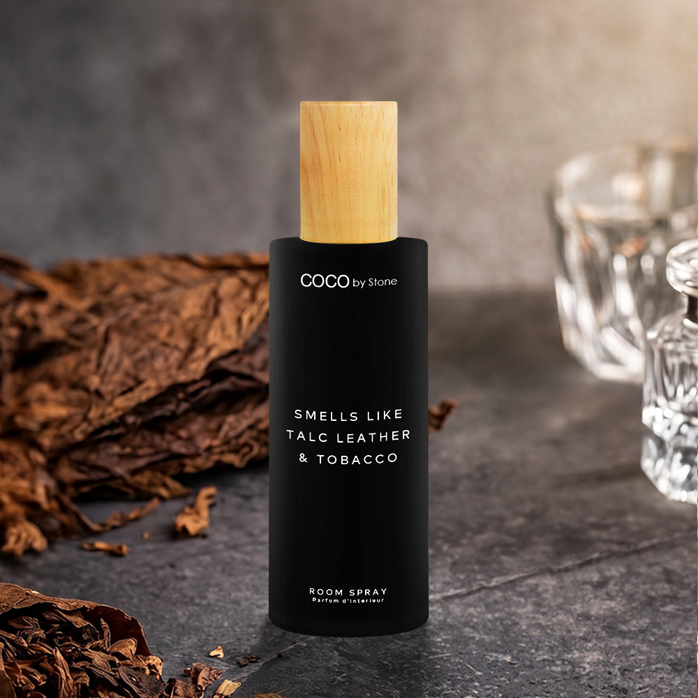 5oz Smells Like Talc Leather & Tobacco Room Spray