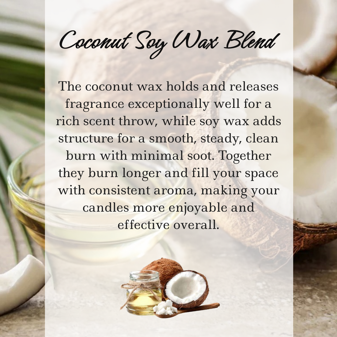 Arctic Winds, Premium Coconut-Soy Wax Tea Light Crystal Candle, 1oz