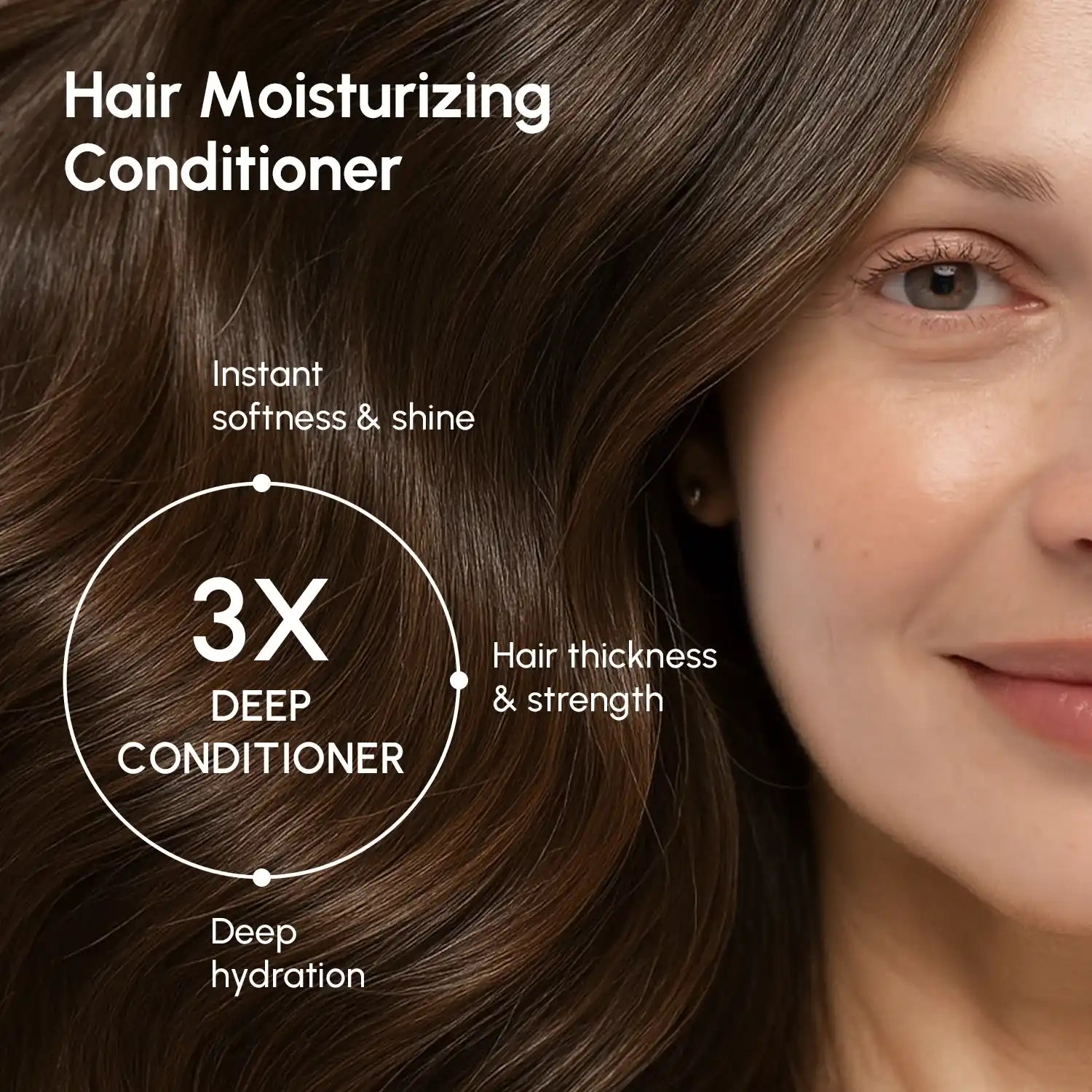 Deep Hydrating Coconut Hair Conditioner with Keratin and Biotin - Image 2