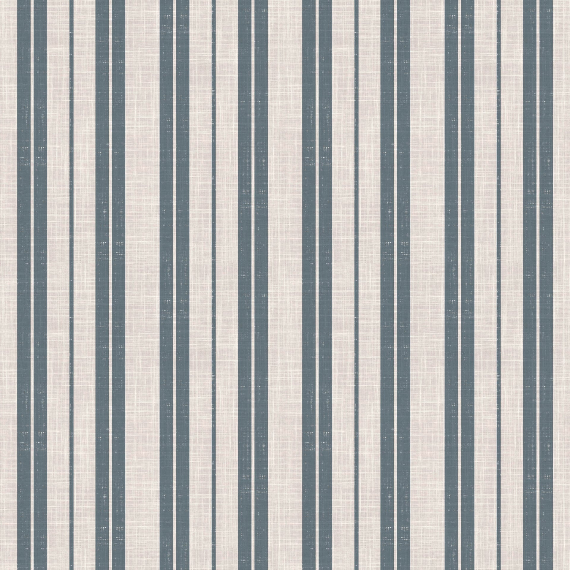 Colbi Striped Wallpaper, Blue and Off-White Classic Farmhouse