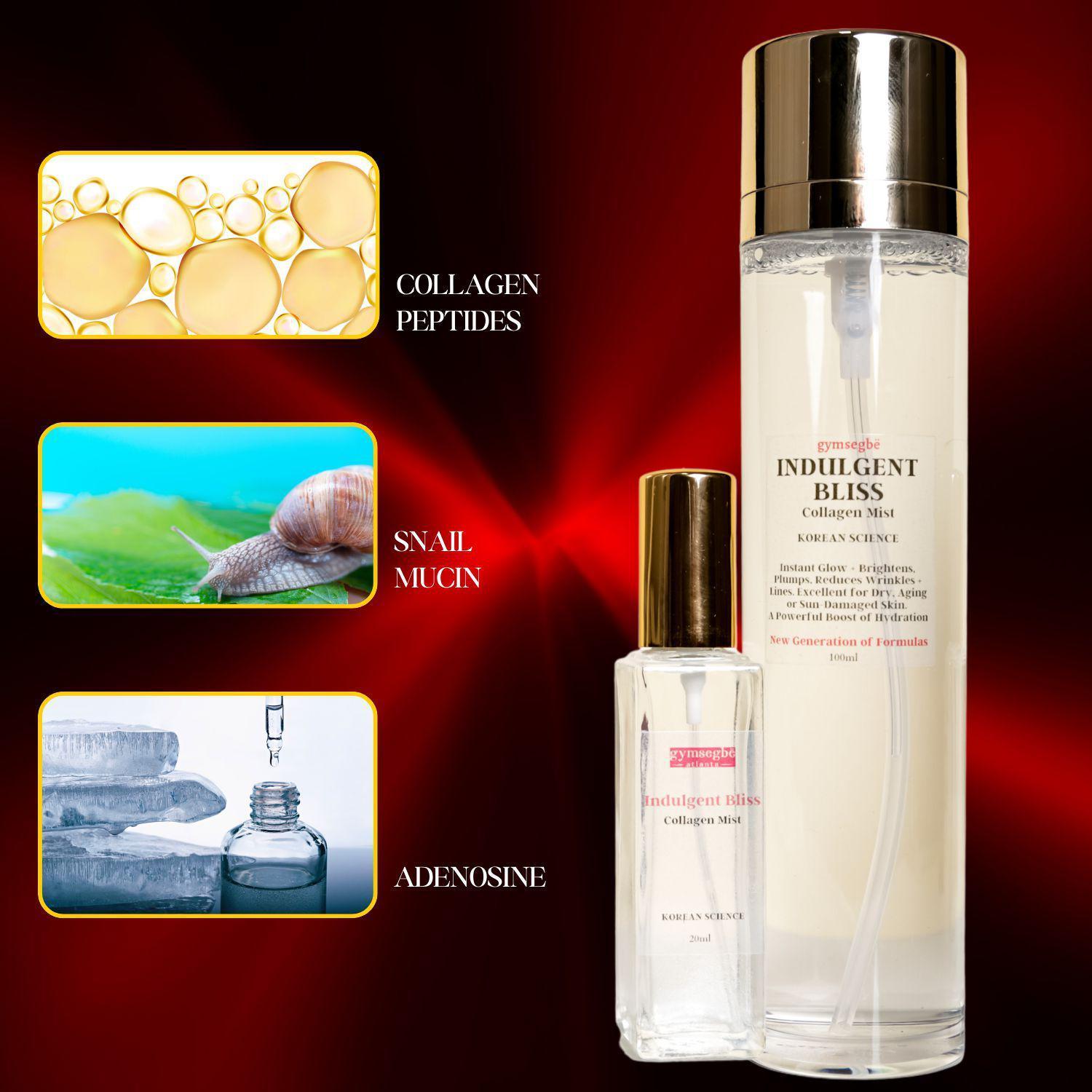 Indulgent Bliss Collagen Facial Mist for Radiance and Plumping