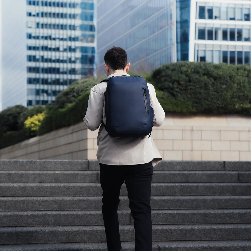 The Commuter Everyday Backpack in Midnight Blue for Urban Travel