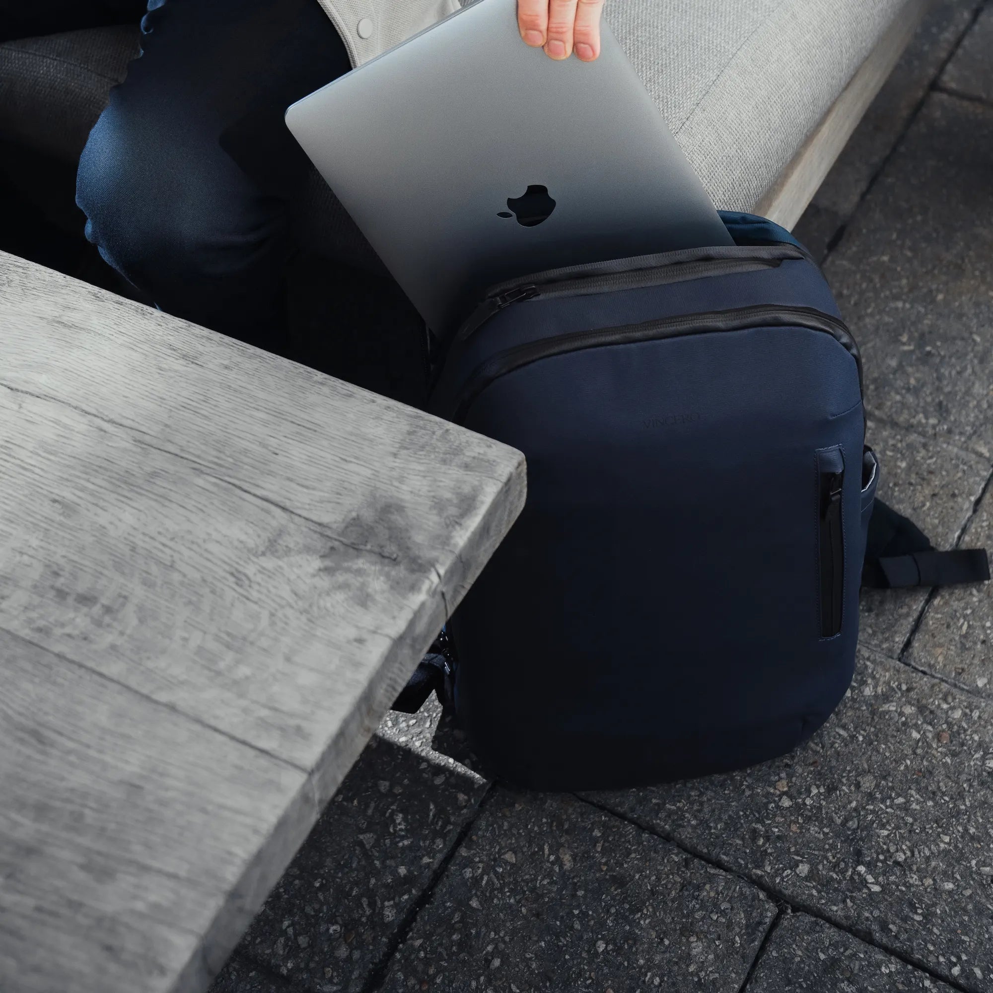 The Commuter Everyday Backpack in Midnight Blue for Urban Travel
