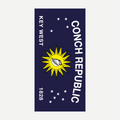 Conch Republic Key West Beach Towel Tropical Cotton Velour