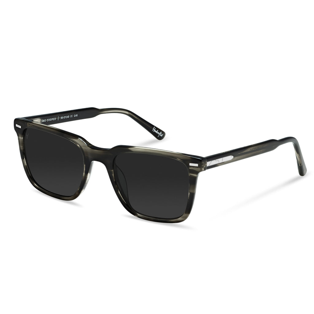 The Cooper Square Sunglasses in Black Smoke