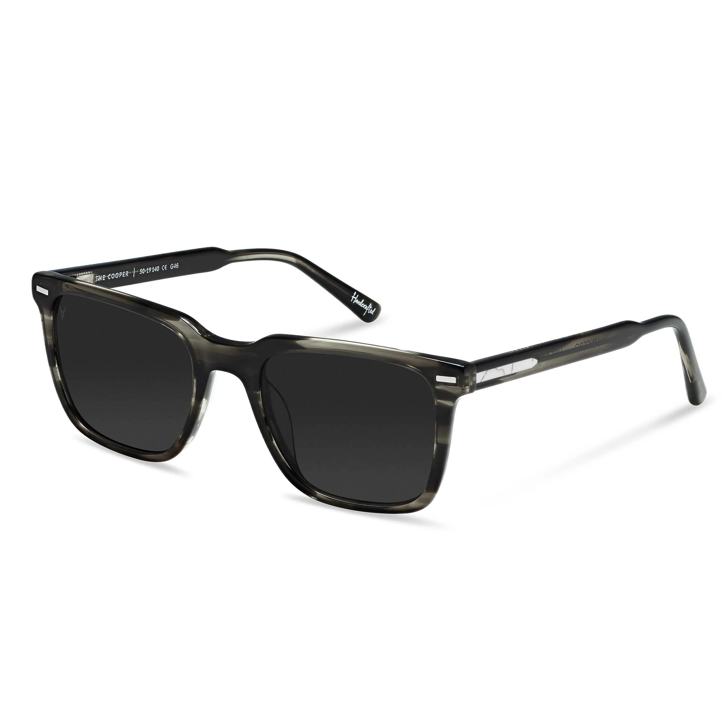 The Cooper Square Sunglasses in Black Smoke