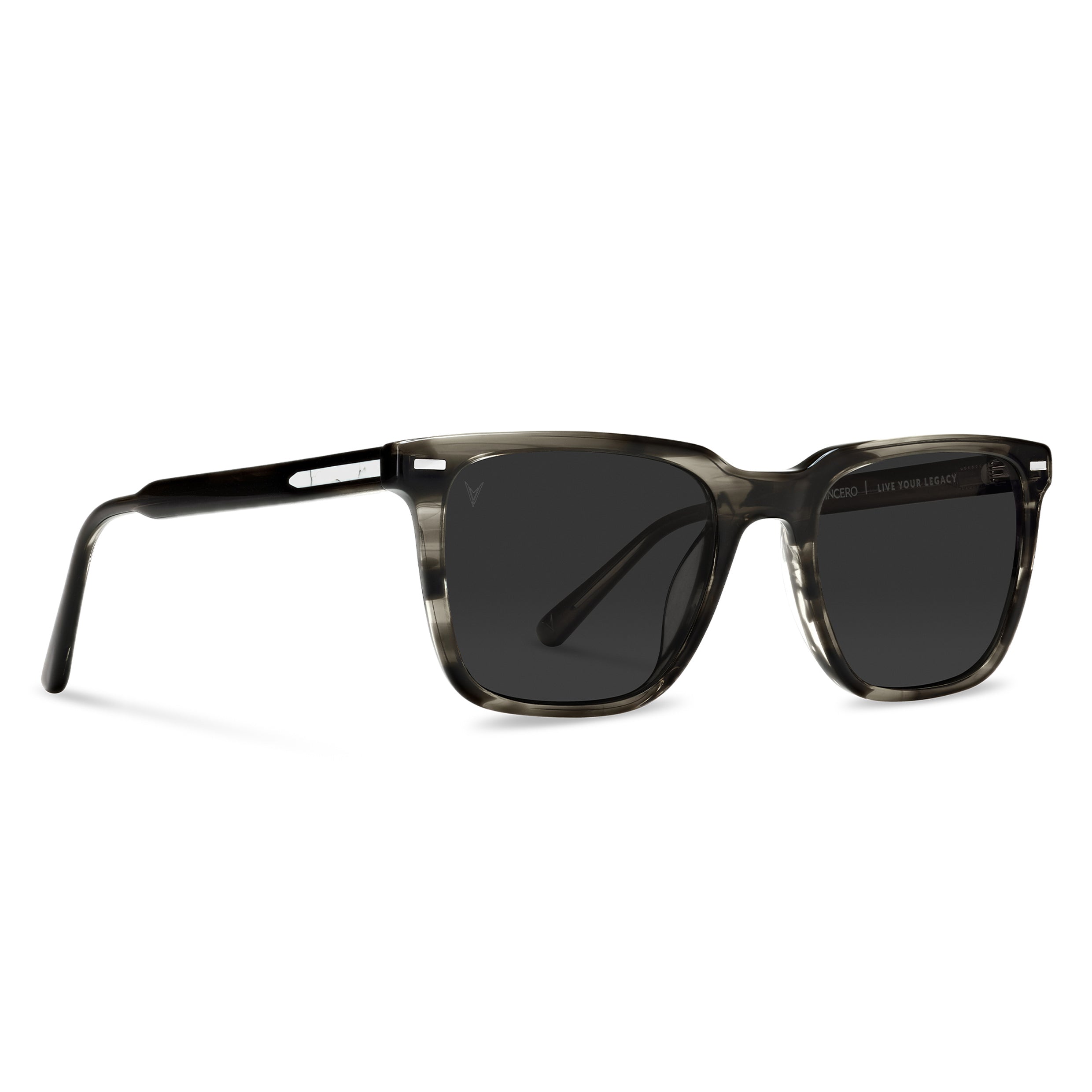 The Cooper Square Sunglasses in Black Smoke