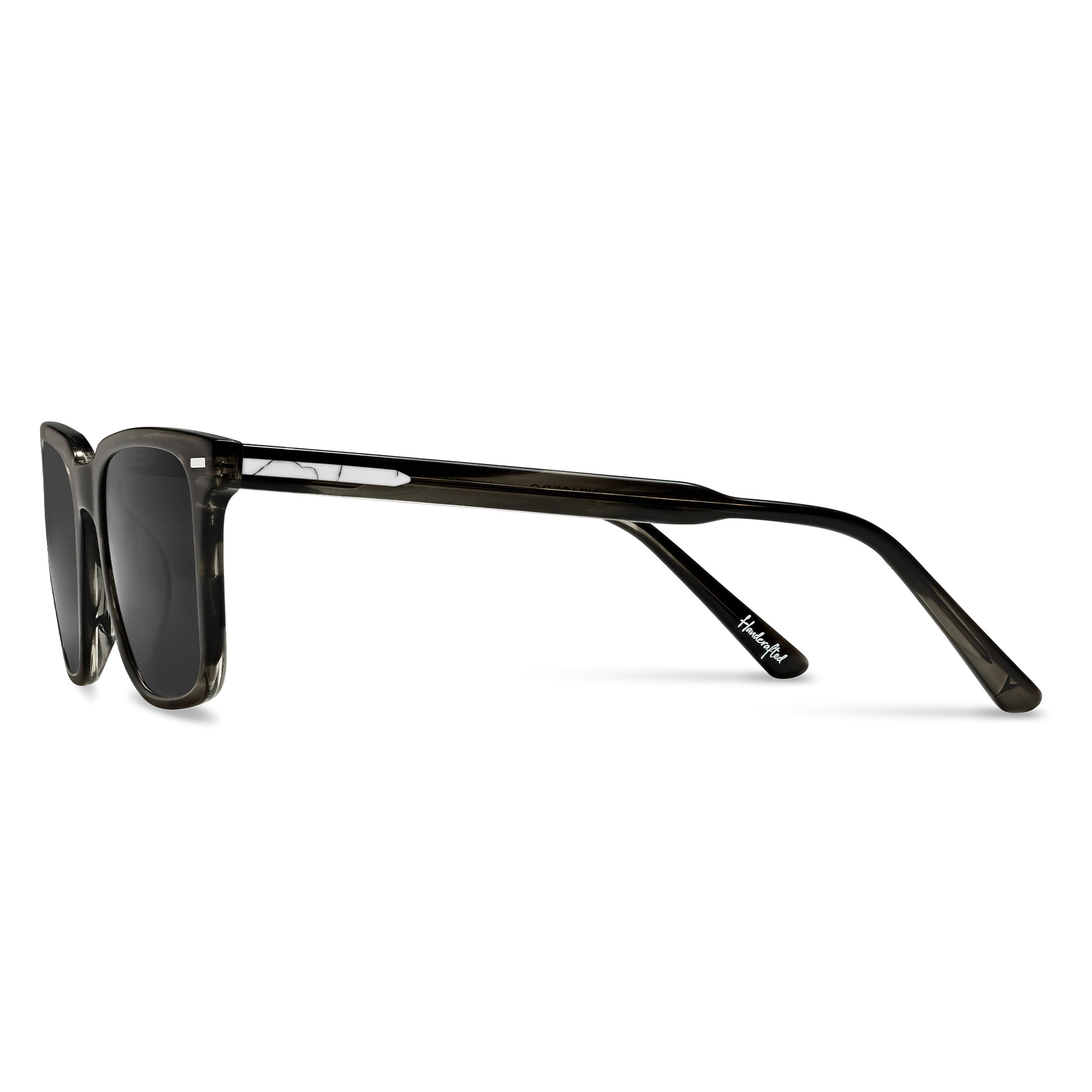 The Cooper Square Sunglasses in Black Smoke