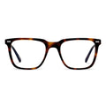 Cooper Blue Light glasses in Rye Tort featuring a square Italian acetate frame