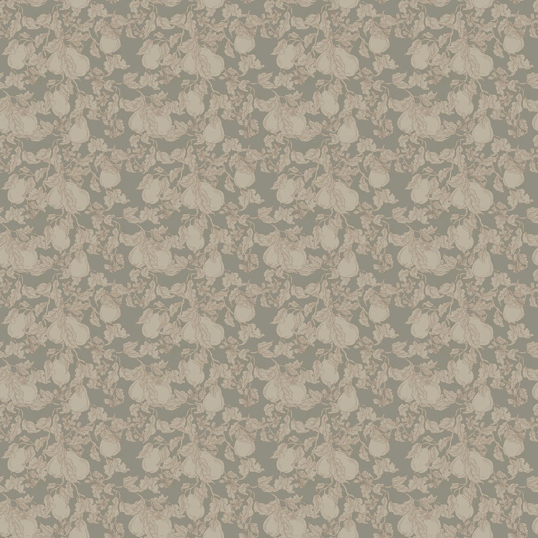 Copeland Cottagecore Wallpaper in Taupe and Brown
