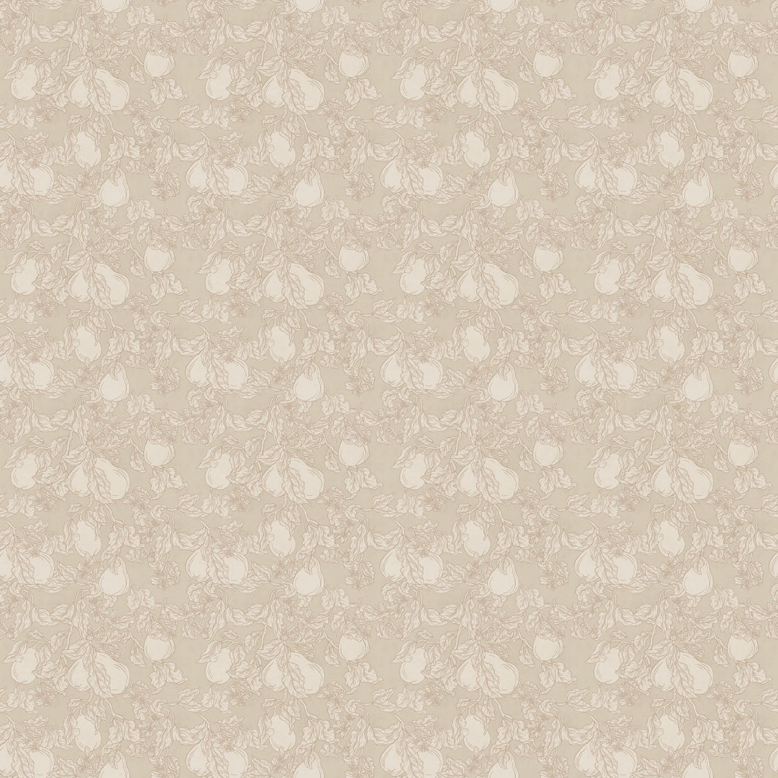 Copeland Cottagecore Wallpaper in Taupe and Brown