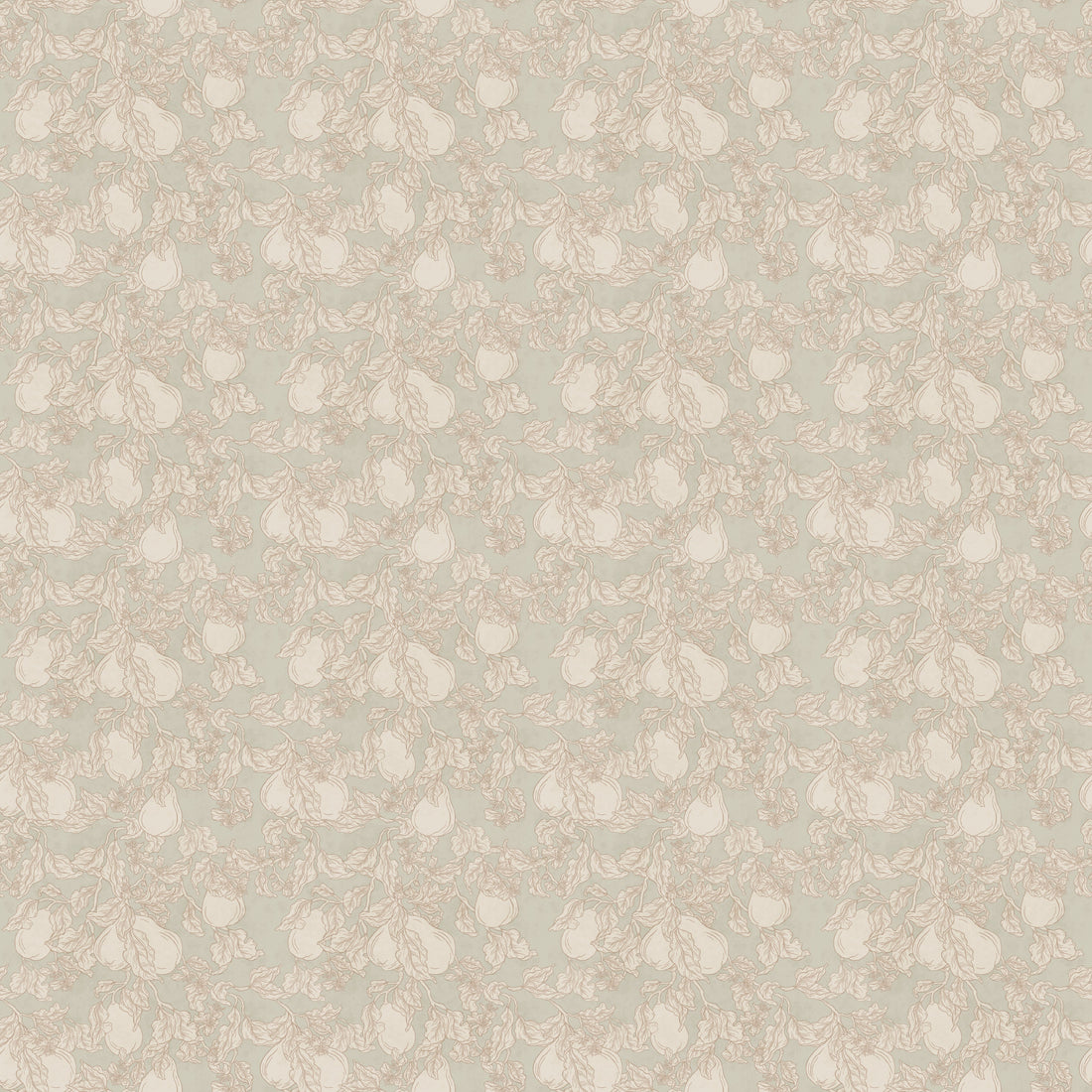 Copeland Cottagecore Wallpaper in Taupe and Brown