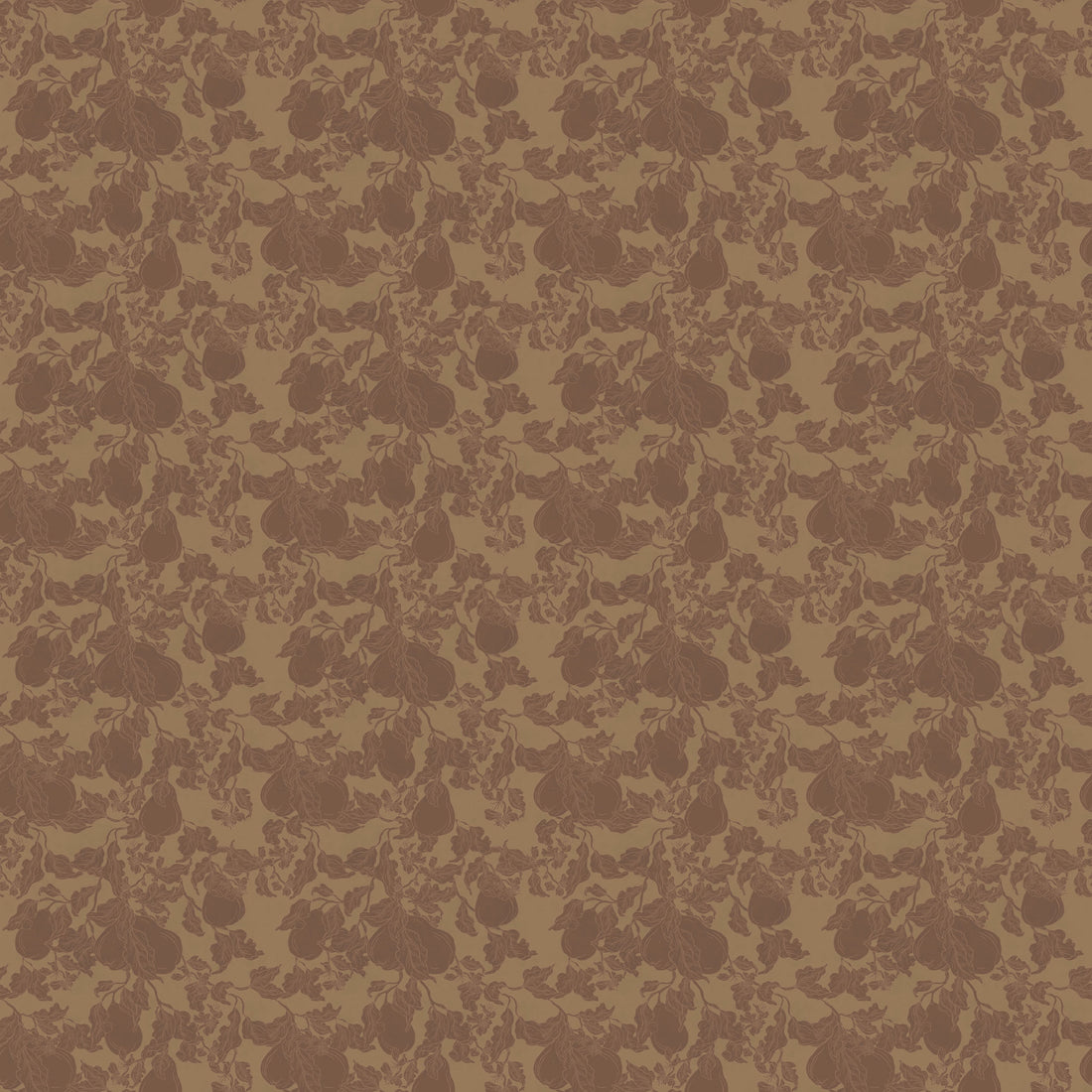 Copeland Cottagecore Wallpaper in Taupe and Brown