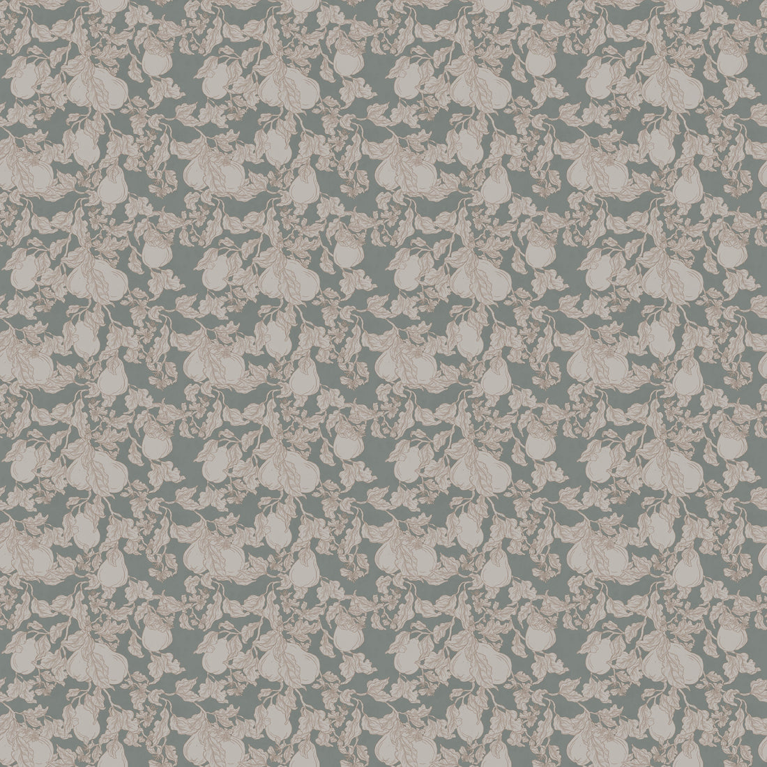 Copeland Cottagecore Wallpaper in Taupe and Brown