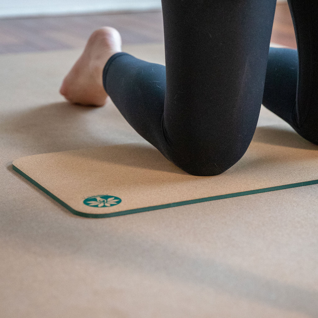 6mm Cork Yoga Pad for Extra Joint and Posture Support