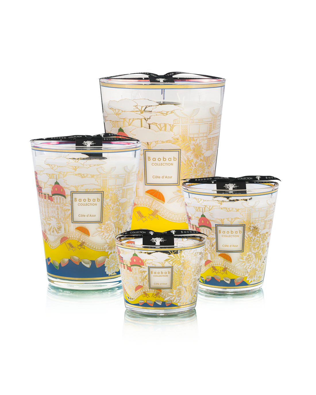 Côte d'Azur Max 10 Scented Candle with Architectural Design