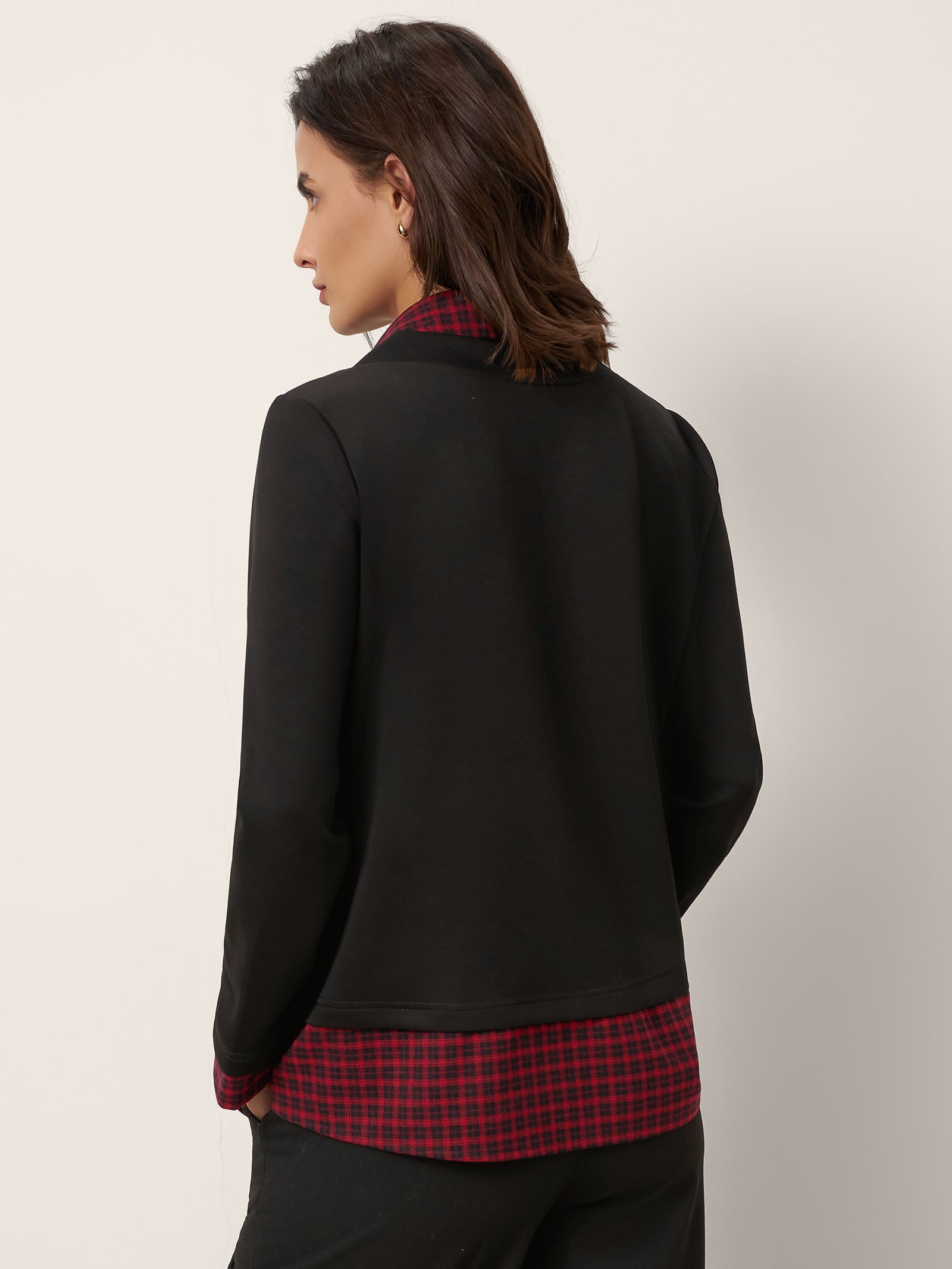 Johnny Collar Long Sleeve Top URSA