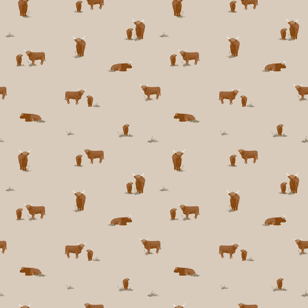 Cow Print Nursery Wallpaper Peel and Stick Wall Decor
