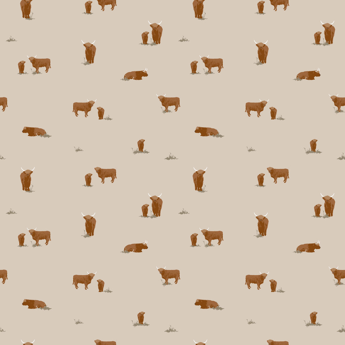 Cow Print Nursery Wallpaper Peel and Stick Wall Decor