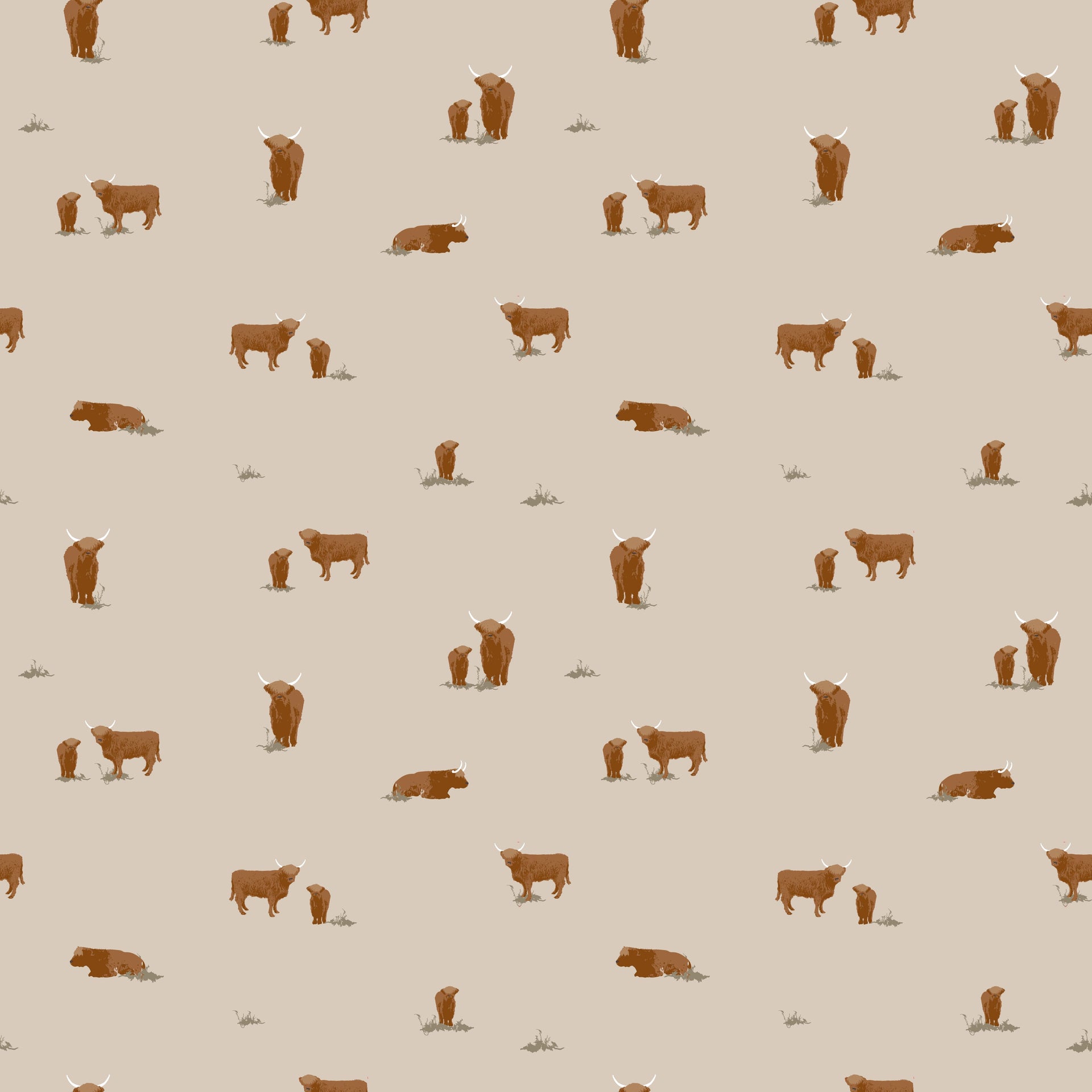 Cow Print Nursery Wallpaper Peel and Stick Wall Decor